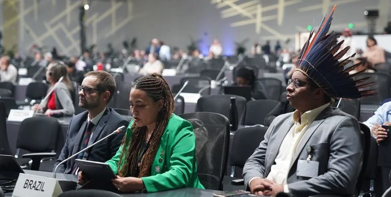 COP16 aprova criação de fórum para Povos Indígenas e Comunidades Tradicionais, a partir de proposta brasileira, para mitigação dos efeitos da seca e combate à desertificação.