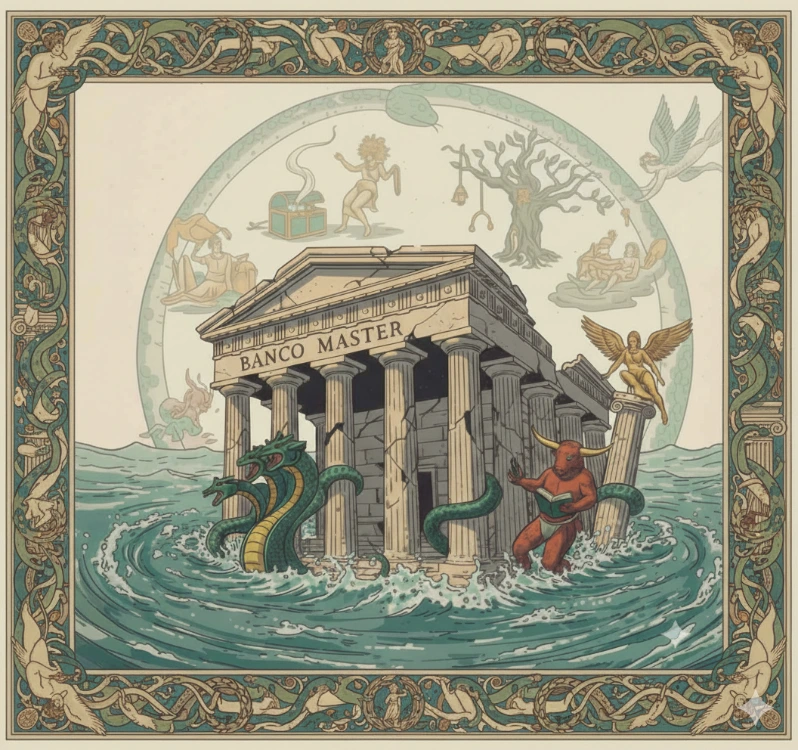 Banco Master e o colapso do pacto das elites: A crise política e financeira sob a ótica dos arquétipos