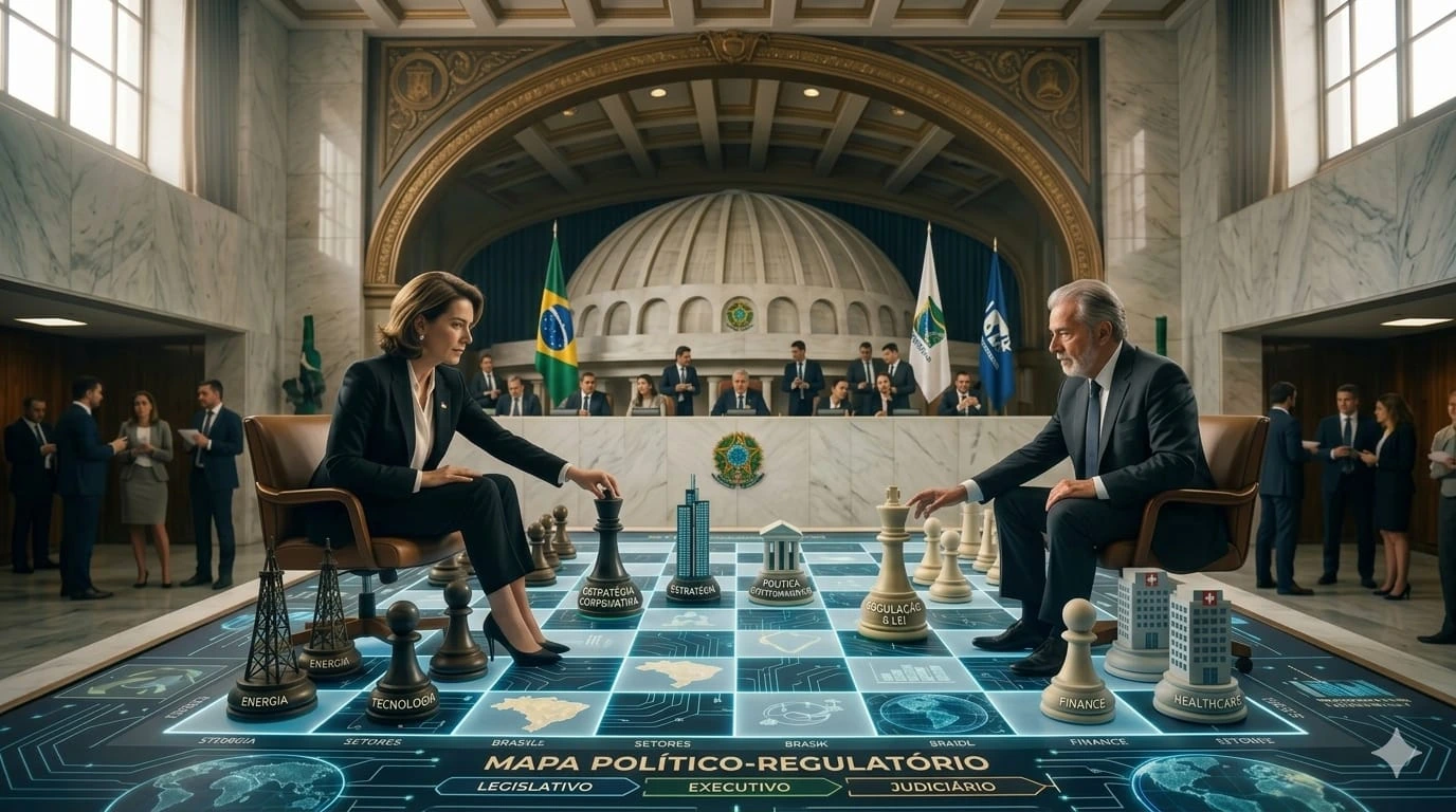 O Xadrez Regulatório: Como a política molda setores e define o futuro das Relações Institucionais e Governamentais