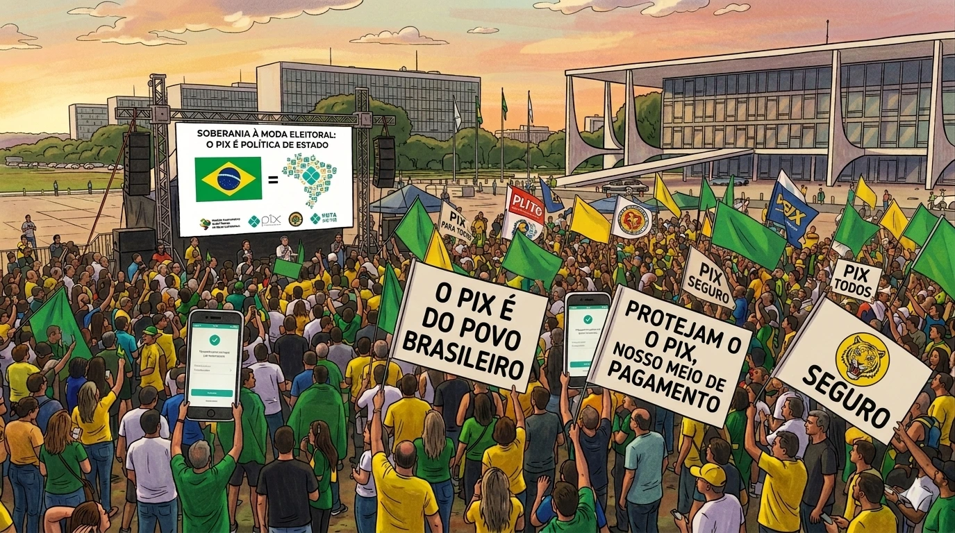 Soberania à moda eleitoral: quando o Pix vira bandeira - e quando ela precisa virar política de Estado