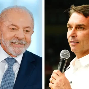 Créditos da imagem: Lula Oficial e Charles Vieira/Campanha Flávio Bolsonaro